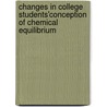 Changes in college students'conception of chemical equilibrium by J.R. Locaylocay