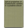 Optical properties of isoelectronic centers in crystalline silicon door N.Q. Vinh