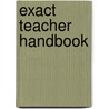Exact teacher handbook door Jacques Jansen