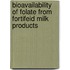 Bioavailability of folate from fortifeid milk products