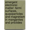 Emergent electronic matter: Fermi surfaces, quasiparticles and magnetism in manganites and pnictides door Stephan de Jong