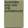 Koninklijke prijs voor vrije schilderkunst door Wilma Suto