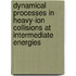 Dynamical processes in heavy-ion collisions at intermediate energies