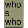 Who s who door G. Huybens
