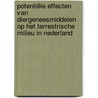 Potentiële effecten van diergeneesmiddelen op het terrestrische milieu in Nederland door W.L.M. Tamis