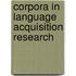 Corpora in Language Acquisition Research