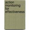 Action monitoring for effectiveness door K. Shordt