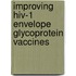 Improving Hiv-1 Envelope Glycoprotein Vaccines