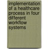 Implementation of a healthcare process in four different workflow systems door R.S. Mans