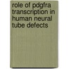 Role Of Pdgfra Transcription In Human Neural Tube Defects by P.H.L.J. Joosten