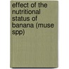 Effect of the nutritional status of banana (muse spp) door M. Jimenez