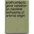 Prothrombotic Gene Variation an Cerebral Ischaemia of Arterial Origin