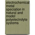 Electrochemical metal speciation in natural and model polyelectrolyte systems