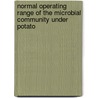Normal operating range of the microbial community under potato by O. Inceoglu