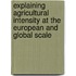 Explaining agricultural intensity at the European and global scale