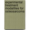 Experimental treatment modalities for osteosarcoma door H.C.A. Graat