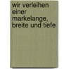 Wir verleihen einer markelange, breite und tiefe by H. de Wit