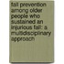 Fall prevention among older people who sustained an injurious fall: a multidisciplinary approach