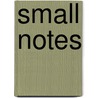 Small Notes by J. Clover