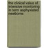 The Clinical Value of Intensive Monitoring in Term Asphyxiated Newborns