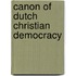 Canon of Dutch Christian democracy