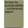 Forces for Sustainability - Conference Report door Institute for Environmental Security