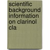 Scientific Background Information On Clarinol Cla door Lipid Nutrition