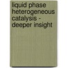 Liquid phase heterogeneous catalysis - deeper insight door D. Radivojevic