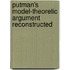 Putman's model-theoretic argument reconstructed
