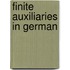 Finite auxiliaries in German