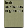 Finite auxiliaries in German door M.C. Erb