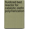 Fluidized bed reactor for catalytic olefin polymerization door W.P.M. van Swaaij