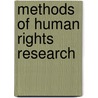 Methods of Human Rights Research by F. Coomans