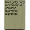 From Golgi body movement to cellulose microfibril alignment door Miriam Akkerman