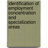 Identification of employment concentration and specialization areas by P.W. de Langen