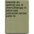 Towards an optimal use of chemotherapy in advanced colorectal cancer patients