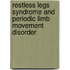 Restless legs syndrome and periodic limb movement disorder