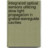 Integrated optical sensors utilizing slow-light propagation in grated-waveguide cavities