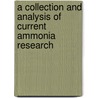 A collection and analysis of current ammonia research door D. Starmans