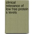 Clinical relevance of low free protein S levels