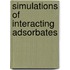 Simulations of interacting adsorbates