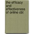 The Efficacy And Effectiveness Of Online Cbt