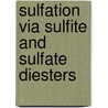 Sulfation via sulfite and sulfate diesters by M. Huibers