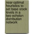 Near-optimal heuristics to set base stock levels in a two-echelon distribution network