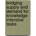 Bridging Supply and Demand for Knowledge Intensive Tasks