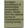 European Surveillance Of Antimicrobial Consumption (esac): Results From The National Survey Of Characteristics Of Nursing Homes. door Nursing Home Subproject Group Esac-3