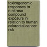 Toxicogenomic responses to N-Nitroso Compound exposure in relation to human Colorectal Cancer Risk by D.G.A.J. Hebels