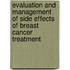 Evaluation and Management of Side Effects of Breast Cancer Treatment