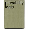 Provability Logic door S.N. Artemov