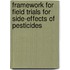 Framework for field trials for side-effects of pesticides